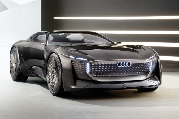 Audi Skysphere: электрородстер с изменяемой колесной базой