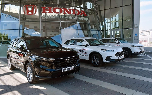 
            В России начались продажи восьми моделей марки Honda
        